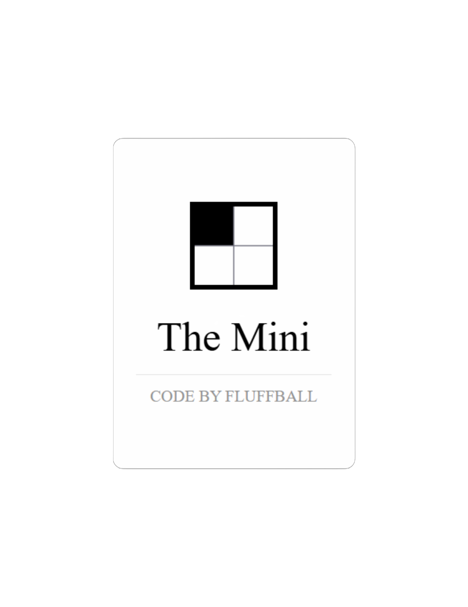 The Mini